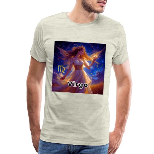 Virgo zodiac designs, constellations, universe - Men's Premium T-Shirt