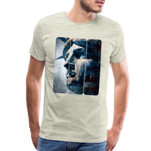 USA: Urban Liberty Triptych - Men's Premium T-Shirt