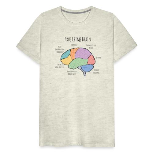 True Crime Lovers Brain - Men's Premium T-Shirt