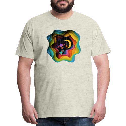 Paper Space Print - Men's Premium T-Shirt