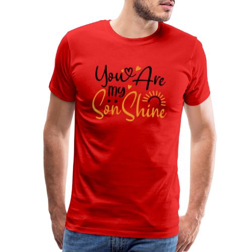 You Are My SonShine | Mom And Son Tshirt - Men's Premium T-Shirt