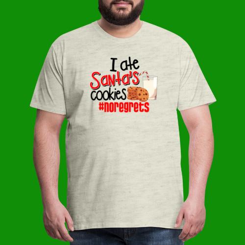 #NoRegrets Santa's Cookies - Men's Premium T-Shirt