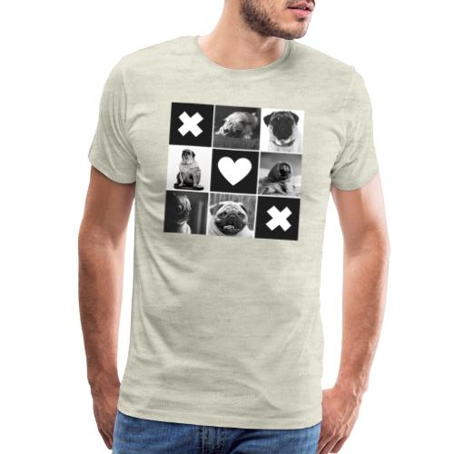 Pug love - Men's Premium T-Shirt