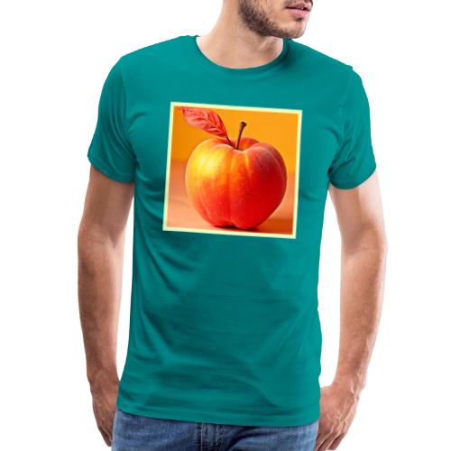 Golden Peach Perfection Design - Men's Premium T-Shirt