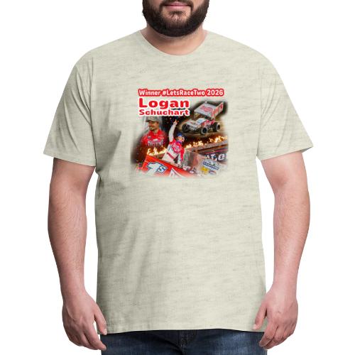 Logan Schuchart #LetsRaceTwo Winner - Men's Premium T-Shirt