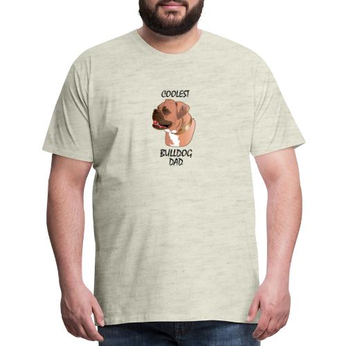 Coolest English Bulldog Dad - Men's Premium T-Shirt