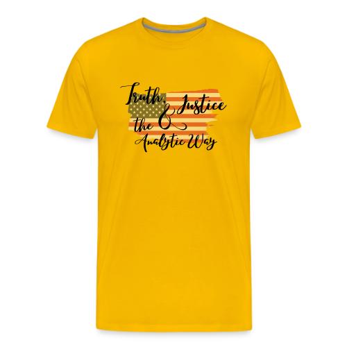 Truth, Justice & the Analytic Way - Men's Premium T-Shirt