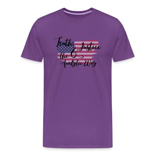 Truth, Justice & the Analytic Way - Men's Premium T-Shirt