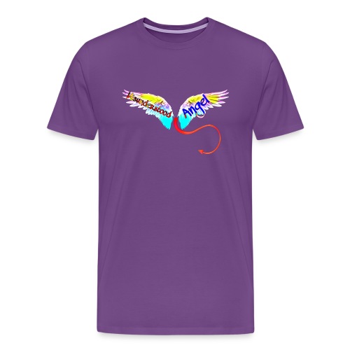 Misunderstood Angel (Angel Wings) - Men's Premium T-Shirt