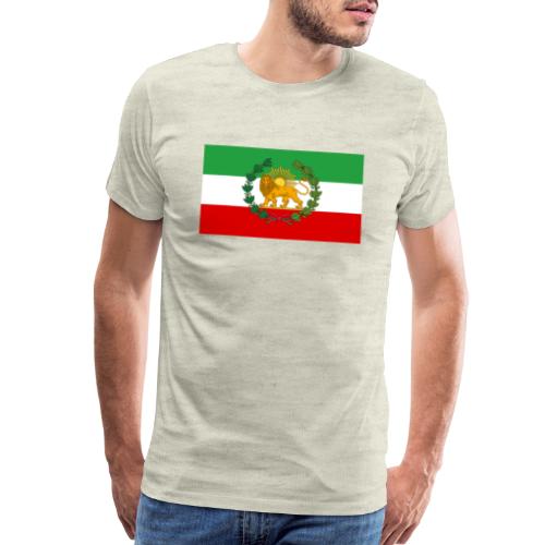 Flag of Iran Lion and Sun - Men's Premium T-Shirt