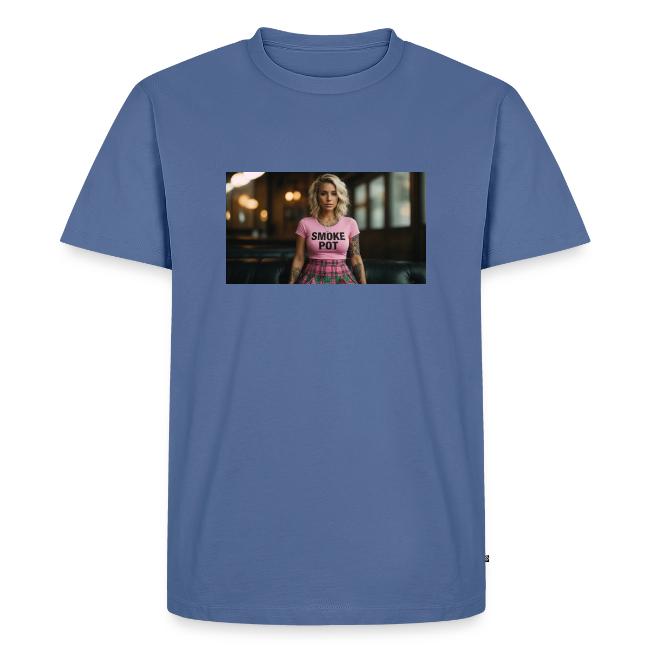**Smoke Pot Pink Rebel Tee**