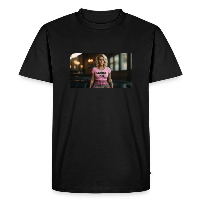 **Smoke Pot Pink Rebel Tee**