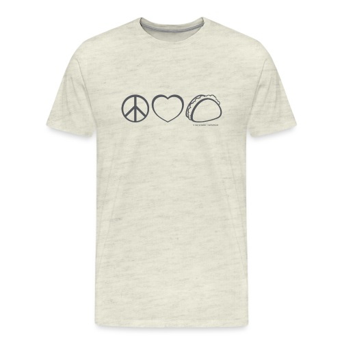 Peace Love Taco from Stacy's View - Men's Premium T-Shirt