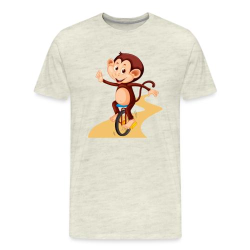 Unicycle Monkey - Men's Premium T-Shirt