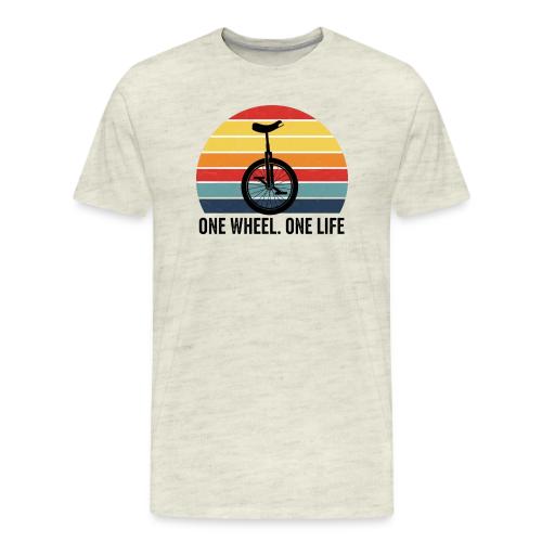 One Wheel. One Life 2 - Men's Premium T-Shirt