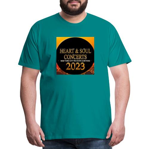 Heart & Soul Concerts brand Logo 2023 - Men's Premium T-Shirt