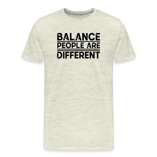 Balance People are Different - Men's Premium T-Shirt