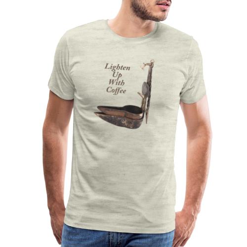 Phoebe Lamp - Lighten Up With Coffee - Men's Premium T-Shirt