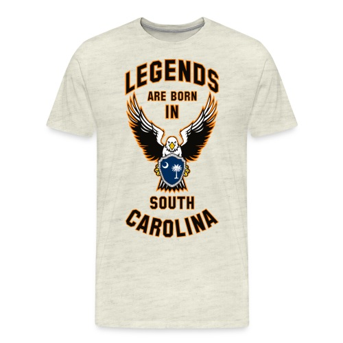 Legends are born in South Carolina - Men's Premium T-Shirt