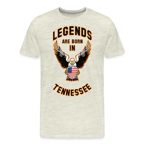 Legends are born in Tennessee - Men's Premium T-Shirt