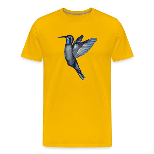 Hummingbird in flight - Men's Premium T-Shirt