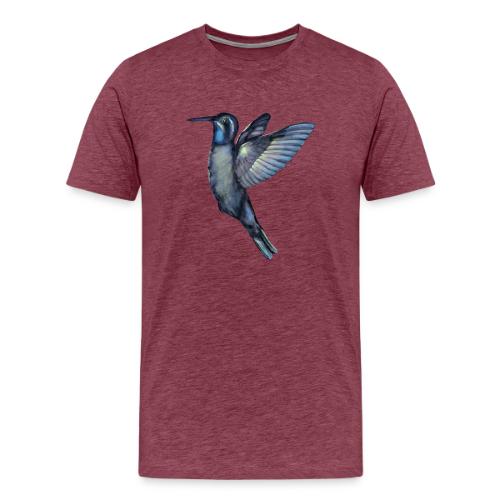 Hummingbird in flight - Men's Premium T-Shirt