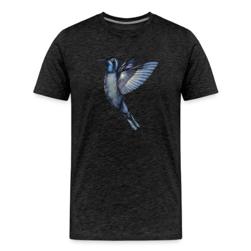 Hummingbird in flight - Men's Premium T-Shirt