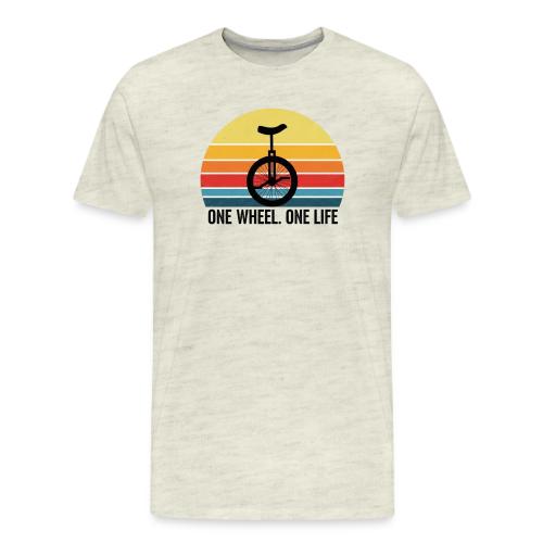One Wheel. One Life - Men's Premium T-Shirt