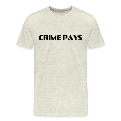 crime pays - Men's Premium T-Shirt