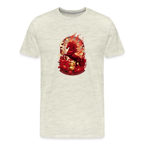 Year of the Horse Ascent T Shirt, Lunar New Year - Men's Premium T-Shirt