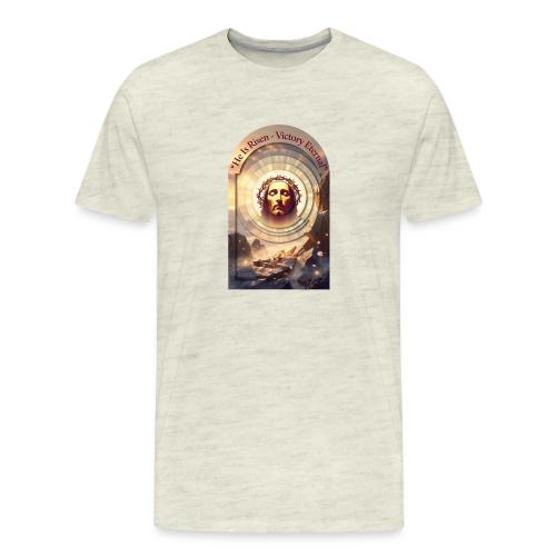 Easter He Is Risen Sacred Face T Shirt, wife Gift - Men's Premium T-Shirt