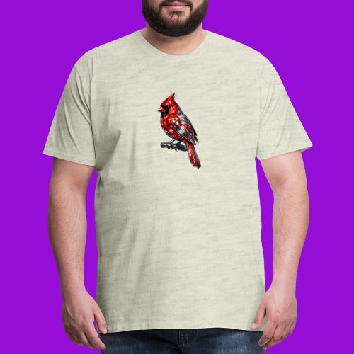 Silver Cardinal - Men's Premium T-Shirt