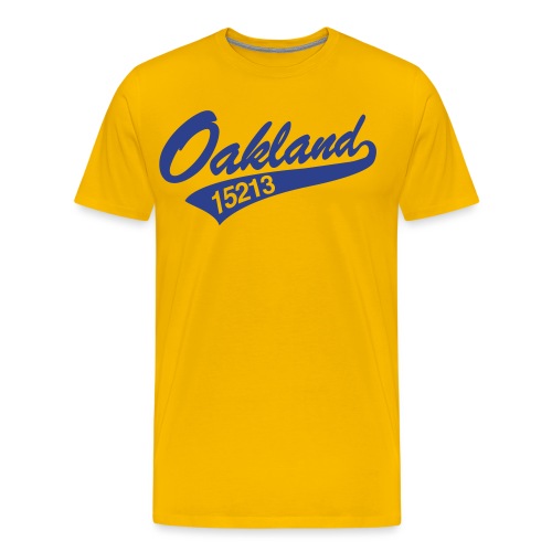 oakland script - Men's Premium T-Shirt