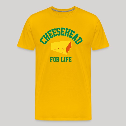 Cheesehead for life - Men's Premium T-Shirt