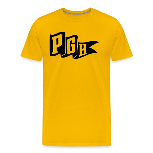 pgh flag - Men's Premium T-Shirt