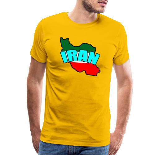 Iran Map - Men's Premium T-Shirt