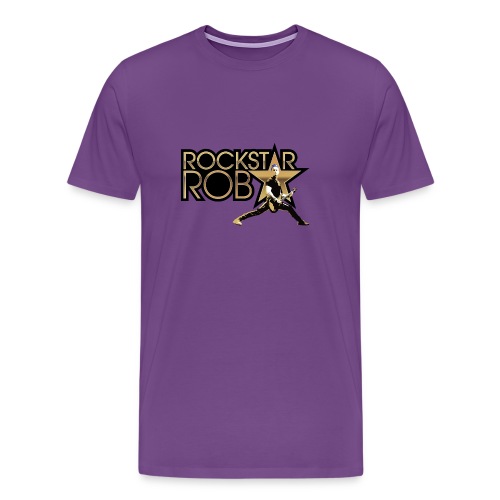 RockstarRob-LogoPlusIllus - Men's Premium T-Shirt