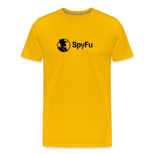 SpyFu Logo black - Men's Premium T-Shirt