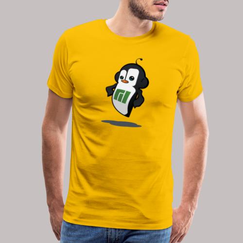 Manjaro Mascot confident right - Men's Premium T-Shirt