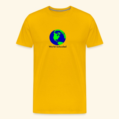 World Schooled - Men's Premium T-Shirt