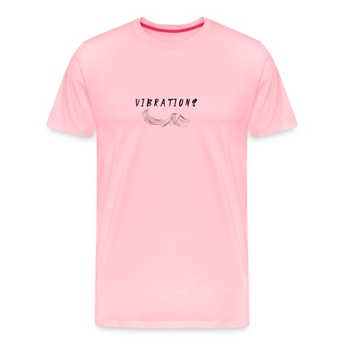 Vibrations Abstract Design - Men's Premium T-Shirt