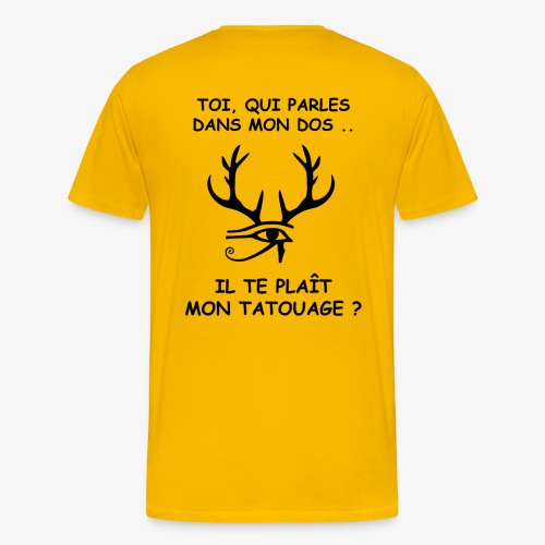 Tatouage Cerf Horus - Men's Premium T-Shirt