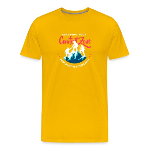 Escaping Your Comfort Zone Logo - Men's Premium T-Shirt