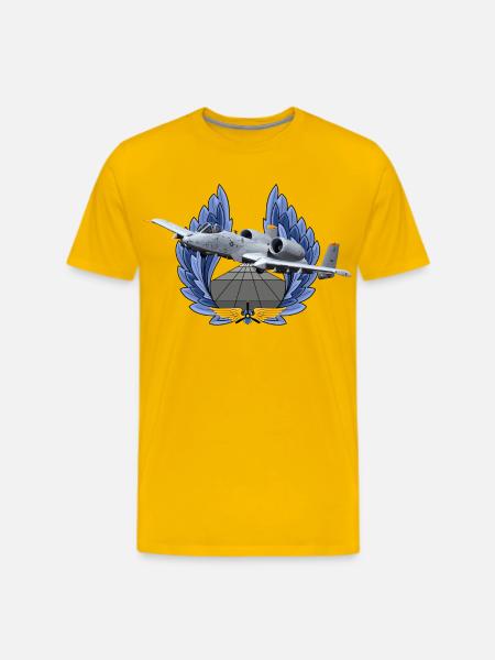 A-10 Thunderbolt - Men's Premium T-Shirt - sun yellow