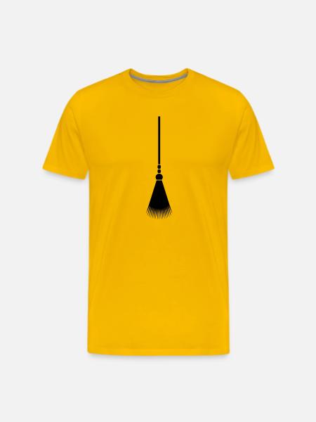 broom - Men's Premium T-Shirt - sun yellow