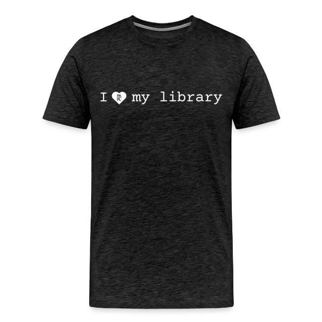 I Love My Library in White