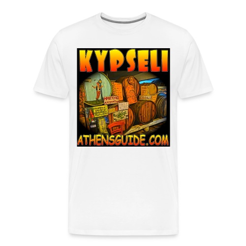 kypseli barrels jpg - Men's Premium T-Shirt