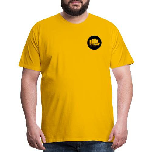 boss fist b&w transparent - Men's Premium T-Shirt