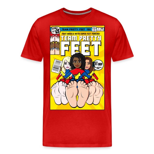 TEAM PRETTY FEET Comic Cover (Variant Edition 1) - Men's Premium T-Shirt