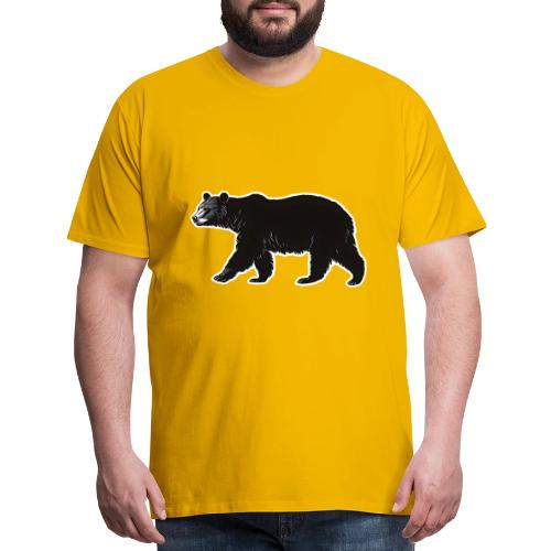 Midnight Black Bear - Men's Premium T-Shirt